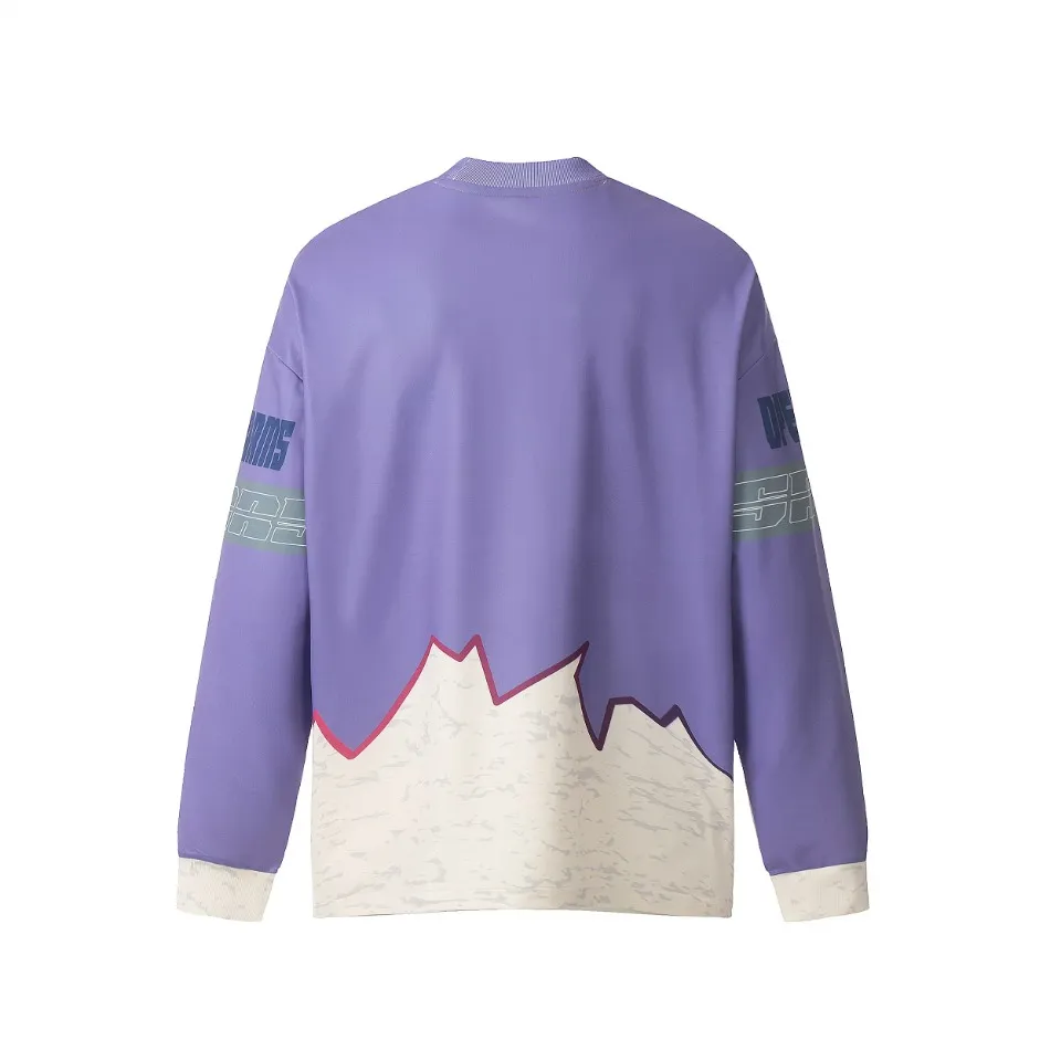 Saint michael tears all-over printed long-sleeved vintage autumn and winter T-shirt Style number: 111 Size: M L XL Wholesale price: 136 Color: black blue